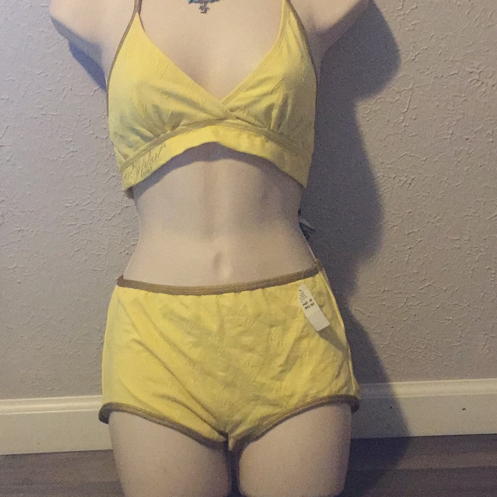 Yellow bikini